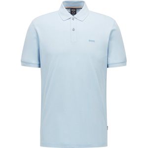 Hugo Boss poloshirt korte mouw lichtblauw