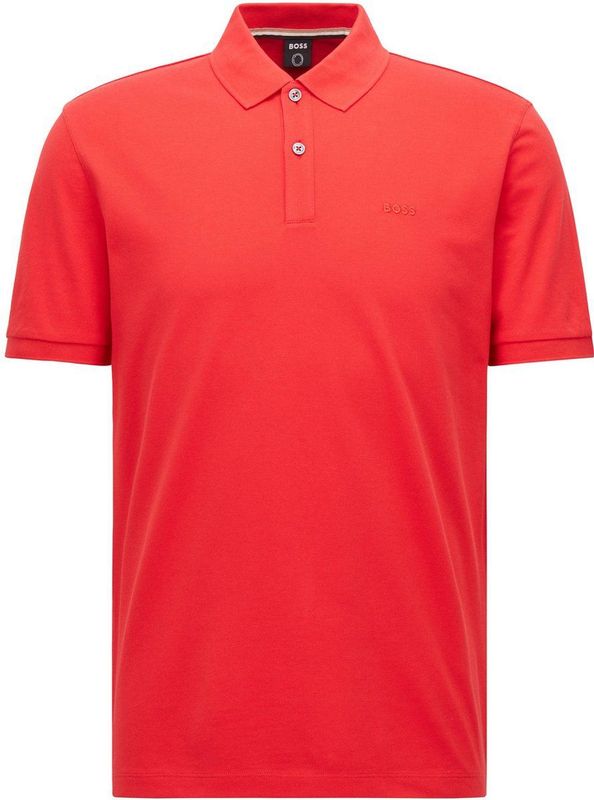 BOSS - Pallas - Poloshirt - Katoenpiqué - Met Logodetails