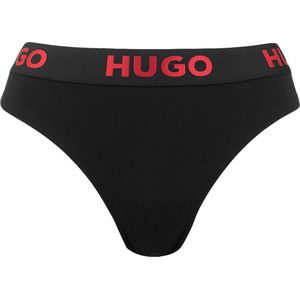 HUGO - Sportieve String - Zwart - Stretchkatoen