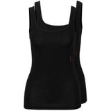Hugo - Double Pack - Vest - Zwart - Biologisch Katoen