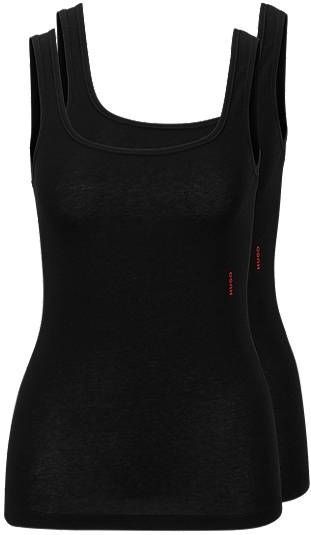 Hugo - Double Pack - Vest - Zwart - Biologisch Katoen