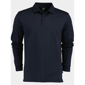 BOSS Black Polo lange mouw Blauw Polo Pado navy 10241542 01 50468392 404