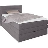 Jockenhöfer Gruppe Boxspringbett Carmen, mit Bettkasten und Topper, erhältlich in 120 & 140cm Breite