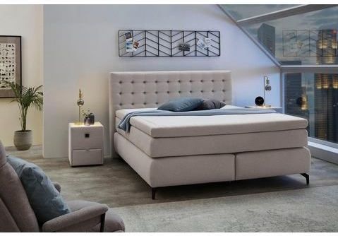 Jockenhöfer Gruppe Boxspringbett "Jessica", mit Topper, erhältlich in der Größe 180x200cm