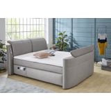 Jockenhöfer Gruppe Boxspringbett Movie Star in der Größe 180x200cm, mit versenkbarem TV-Lift und Fernbedienung, verstellbare Kopfstützen
