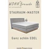 Jockenhöfer Gruppe Boxspringbett Nika, mit Bettkasten, 7-Zonen-Matratze, und Topper, mehrere Härtegrade wählbar