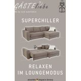 Jockenhöfer Gruppe Ecksofa Kampen, mit Bettfunktion und Bettkasten