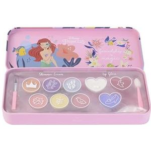 Lip Smacker Disney Avontuur Kleurenblik, Set van Make-up voor Kinderen met Lipgloss en Helder Gekleurde Oogschaduw, Inclusief Beauty Accessoires