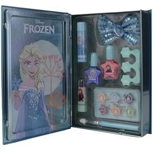 Lip Smacker Frozen Beauty Book Tin, Set van Make-up Frozen voor Kinderen met Lippenbalsem, Oogschaduw, Nagellak en Haaraccessoires Inbegrepen