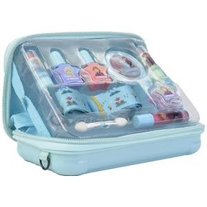 Lip Smacker Frozen Reiskoffer voor Kinderen met Oogschaduwpalet, Lippen- en Nagelmake-up met Inbegrepen Accessoires