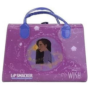 Lip Smacker Wish Weekender Case, Disney Wish-geïnspireerde All-in-One Draagtas inclusief Make-Up & Accessoires voor Gezicht, Lippen, Ogen & Haar, Disney Princess Cadeaus voor Eindeloze Creativiteit