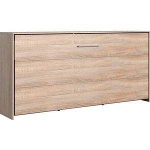 Juist Horizontaal Opklapbed Breedte 90cm - Eiken