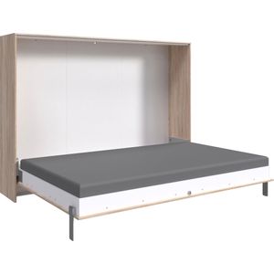 Wimex Schrankbett "Juist Schrankklappbett Gästebett", horizontal klappbar, 3 Liegeflächen, mit Lattenrost, Made in Germany