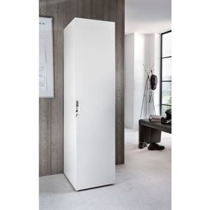 Wimex multiroom concept kledingkast wit houtmateriaal afsluitbaar 54x45x185 cm