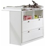 Wimex Babyzimmer-Komplettset »Helsingborg«, (Set, 3 tlg.), Bett + Wickelkommode + 2 trg. Schrank