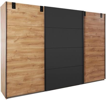 Wimex Schwebetürenschrank "Malmö, Kleiderschrank wahlweise mit oder ohne Spiegel", Kleiderschrank im Industrial Design, 225 oder 270cm breit