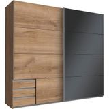 Wimex Schwebetürenschrank "Valencia", mit Glaselementen und Schubkästen