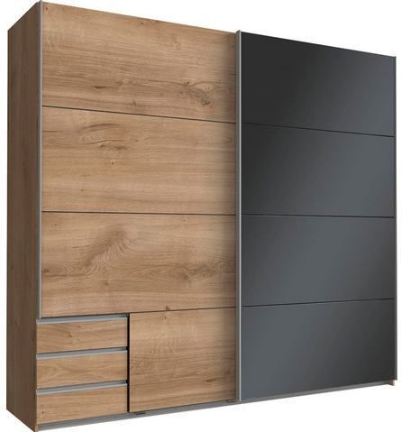 Wimex Schwebetürenschrank "Valencia", mit Glaselementen und Schubkästen
