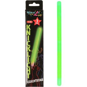 Neon glow in the dark party breaklights stick groen 20 cm