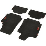 Vloermattenset voor auto FORMULA 1 CM470 Zwart/Rood 4 uds