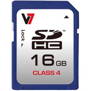 V7 VASDH16GCL4R-2E flashgeheugen 16 GB SDHC Klasse 4