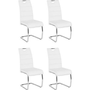HELA Vrijdragende stoel FLORA 1, 2 of 4 stuks, vrijdragende stoel (set)