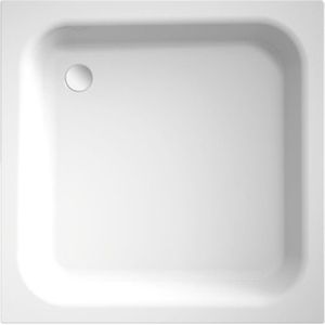 Bette Vlak douchebak plaatstaal rechthoekig 90x80x15cm wit 5950-000