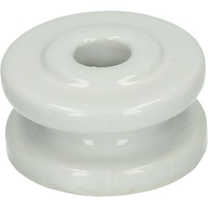 Zoneguard Isolator Hoek - 50mm - Porselein - Hoekisolator - Geschikt voor Schrikdraad - Isolatoren - Wit