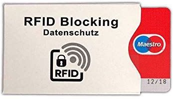 RFID-Blocking Schutzh&#252;llen f&#252;r Kreditkarten Bankkarten 3er Set