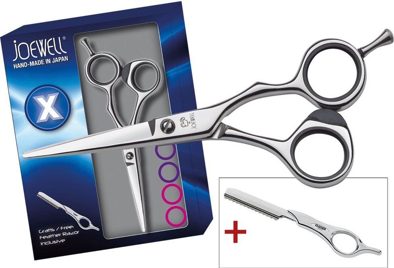 Joewell - Knipschaar X 5.25" - Kappersschaar - Ergonomisch - Japans Edelsteen