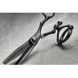 E-Kwip PLUS TEC Modelleerschaar - Zwart - 440C Staal - 5,5 Inch