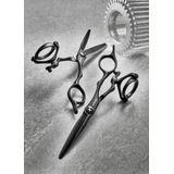 E-Kwip PLUS TEC Modelleerschaar - Zwart - 440C Staal - 5,5 Inch