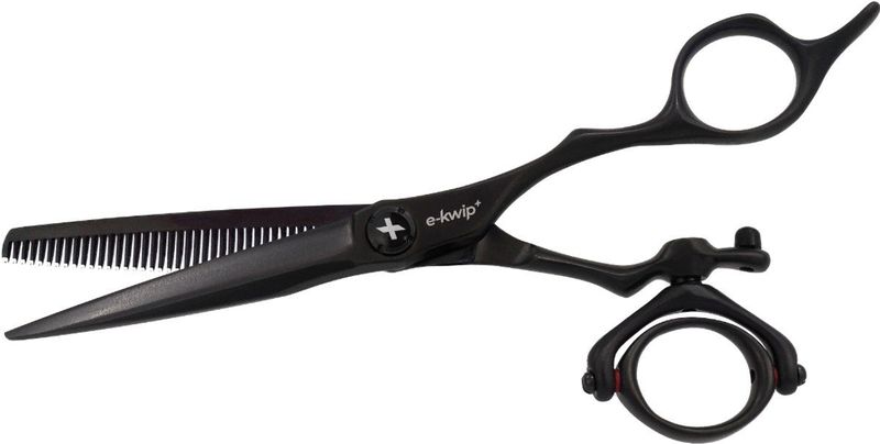 E-Kwip PLUS TEC Modelleerschaar - Zwart - 440C Staal - 5,5 Inch