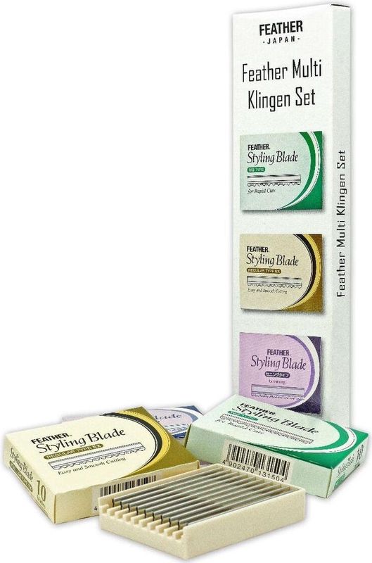 Feather - Styling Blades - Roestvrijstaal - Teflon Coating