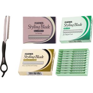 Feather - Set 4You - Snijmes met 3 Soorten Navulmesjes - Kwaliteit