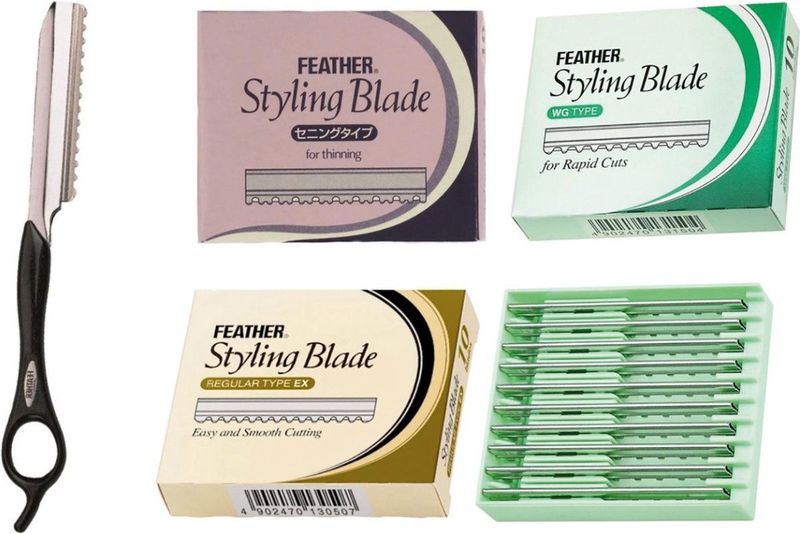 Feather - Set 4You - Snijmes met 3 Soorten Navulmesjes - Kwaliteit