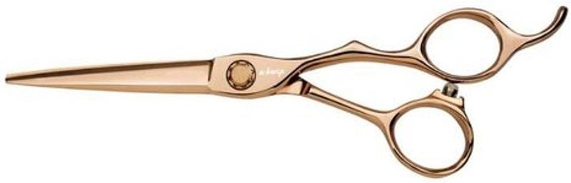 Knipschaar - 5,5 Inch - Ergonomische Vorm - Vaste Vingerhaak - Titanium Coating