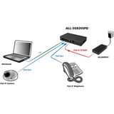 Allnet - ALL-SG8205PD - Switch - Zwart - 4-poorts Gigabit Ethernet met PoE