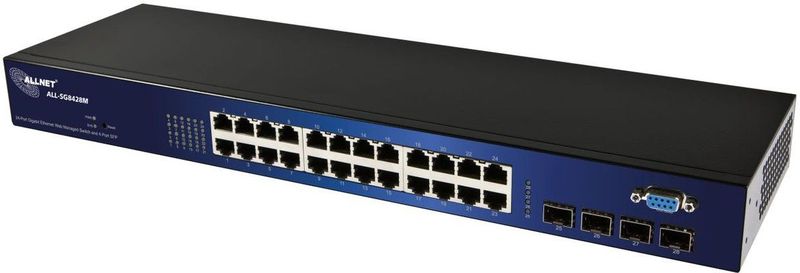 Allnet ALL-SG8428M Netwerk switch 24 + 4 poorten