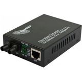 Allnet - ALL-MC107-ST-MM - Netwerk Media Converter - Zwart - 100Mbit/s, 10/100BaseTX, 100BaseFX