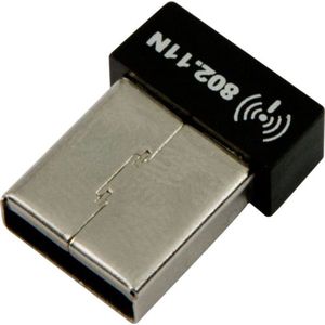 Allnet - ALLWA010N - WLAN-adapter - Zwart - USB 2.0, 150 MBit/s, WMM QoS, WPA/WPA2