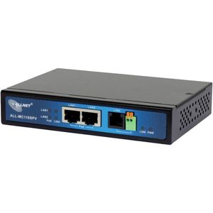 Allnet - ALL-MC116SPV-VDSL2 - Modem - Zwart - VDSL2 Bridge met 2x PoE-switch, 100 Mbit, 2x 10/100/1000Base-T
