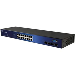 Allnet ALL-SG8420M 19 netwerk switch 16 + 4 poorten 1000 MBit/s