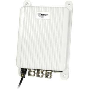 Allnet Switch voor buitengebruik 3-poorts Gigabit 100W 3x PoE+ 1x SFP Fanless IP67 (4 Havens), Netwerkschakelaar