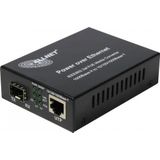 Allnet Z Medienkonverter PoE (15,4W/30W) auf 1000BASE-SX/LX Single-/ Multimode SFP Mini-GBIC Anschluss ALL-MC202P-SFP1-PoE