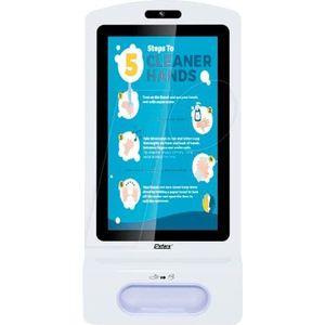 Allnet Beeldscherm 21 inch, desinfectie kiosk terminal, Android 7, RK3288, kleur wit oh. stand (21.50"", 8 GB), Tablet, Wit
