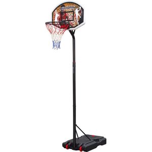 Basketbal standaard Chicago Hudora Basketbalpaal verstelbaar