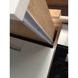 BEGA BBK Unterschrank in Sonoma-Eiche / wei, Holzwerkstoff - 60x90x60cm (BxHxT)