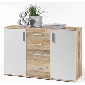 Emob - Commode - Wit - 120x35x82 cm