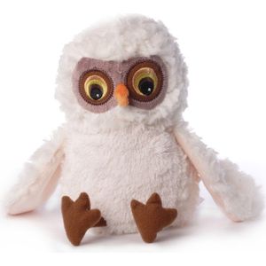 Pluche witte uil knuffel 22 cm